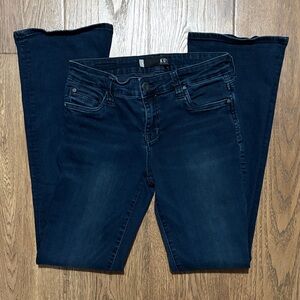 Kut from the Kloth Women's Deep Indigo Natalie High Rise Bootcut Jeans size 4